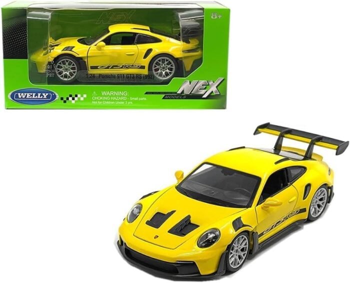 Diecast Model Car Compatible with Welly 1:24 Scale Porsche 911 GT3 RS (992) Model Car