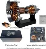 TR900 AT-28CM-A Turbofan Engine Model.Aircraft Engine Turbojet Engine Replica 28cm.