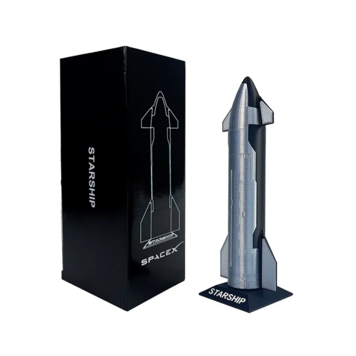 Ludolm 1/200 SpaceX Starship Falcon 9 Rocket Model Metal Spacecraft for Collection & Gifts